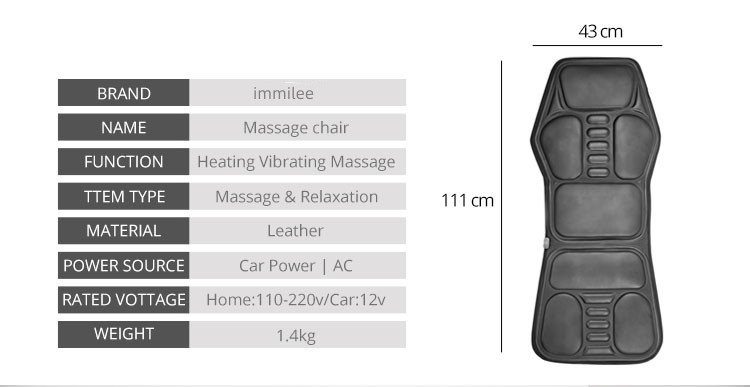 shiatsu massage cushion,electric massage cushion,full body massage cushion